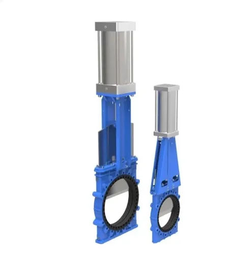 150lb Rising Stem Flanged Knife Gate Valve for Slurry